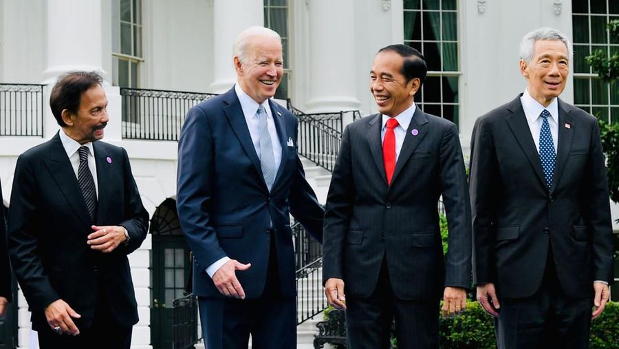 Presiden Jokowi Hadiri Jamuan Santap Malam Presiden Biden. (Biro Pers Sekretariat Presiden RI)