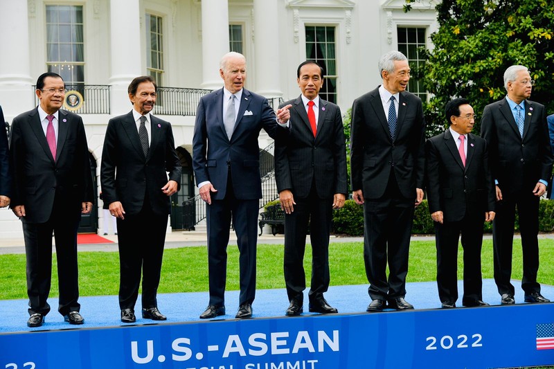 Presiden Jokowi Hadiri Jamuan Santap Malam Presiden Biden. (Biro Pers Sekretariat Presiden RI)