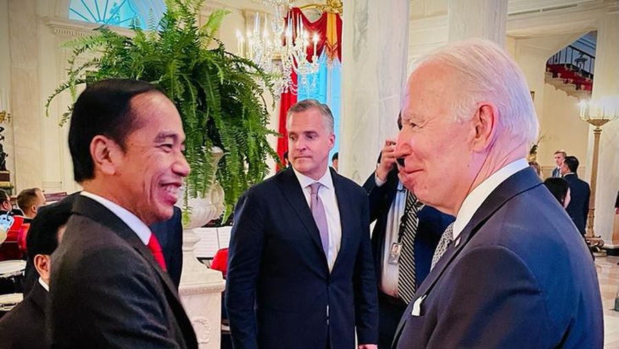Presiden Jokowi Hadiri Jamuan Santap Malam Presiden Biden. (Biro Pers Sekretariat Presiden RI)