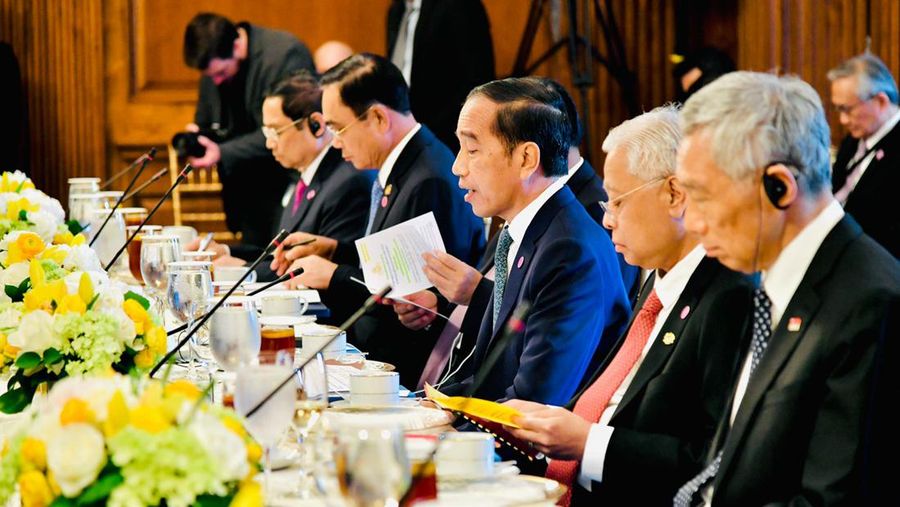 Presiden Sampaikan Pentingnya Stabilitas dan Kemakmuran Kawasan kepada Kongres AS. (Laily Rachev - Biro Pers Sekretariat Presiden)