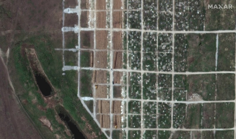UKRAINE-CRISIS/SATELLITE A satellite image shows an overview of Snake Island, Ukraine May 12, 2022. Picture taken May 12, 2022. Satellite image 2022 Maxar Technologies/Handout via REUTERS ATTENTION EDITORS - THIS IMAGE HAS BEEN SUPPLIED BY A THIRD PARTY. MANDATORY CREDIT. NO RESALES. NO ARCHIVES. DO NOT OBSCURE LOGO.