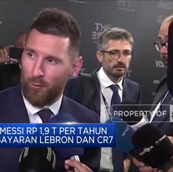 Top! Messi Jadi Atlet Termahal di Dunia