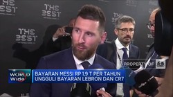 Top! Messi Jadi Atlet Termahal di Dunia