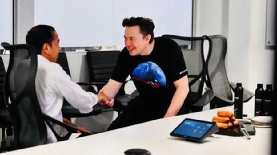 Jokowi Bertemu Elon Musk (Ist Instagram Setkab)