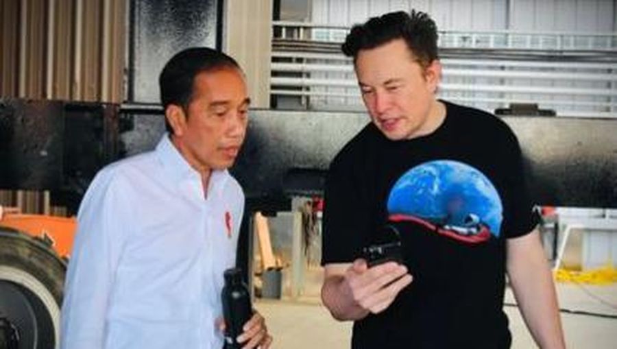 Jokowi Bertemu Elon Musk (Ist Instagram Setkab)