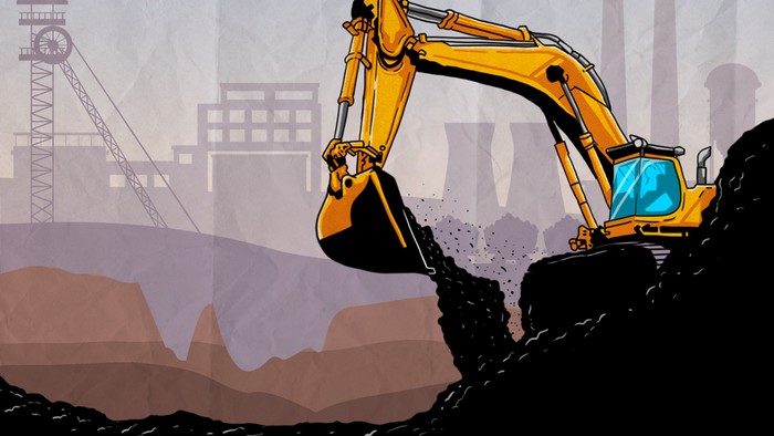 Foto: Ilustrasi batu bara. (Aristya Rahadian/CNBC Indonesia)