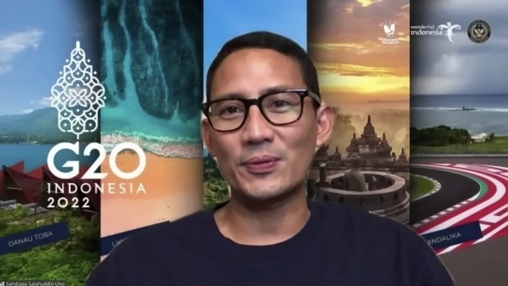 Sandiaga Uno, Menteri Pariwisata dan Ekonomi Kreatif (Tangkapan layar youtube Sandiuno TV)