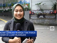 Jokowi Izinkan Warga Tak Pakai Masker di Luar Ruangan
