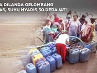 India Dilanda Gelombang Panas, Suhu Nyaris 50 Derajat!