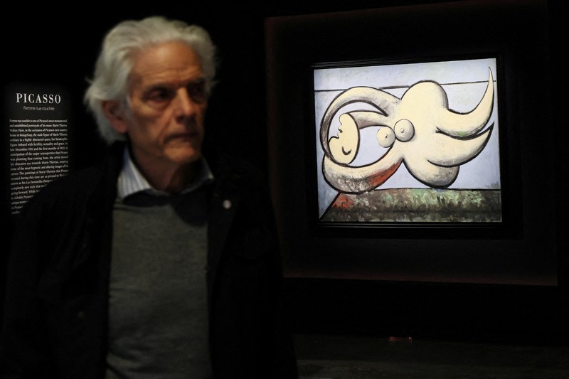 Lukisan tahun 1932 karya kekasihnya Pablo Picasso, berjudul Potret Marie-Thérèse Walter. Rumah lelang mengharapkan untuk menjual lebih dari $60 juta selama penjualan seni musim semi mendatang. (REUTERS/SHANNON STAPLETON) Lukisan tahun 1932 karya kekasihnya Pablo Picasso, berjudul Potret Marie-Thérèse Walter. Rumah lelang mengharapkan untuk menjual lebih dari $60 juta selama penjualan seni musim semi mendatang. (REUTERS/SHANNON STAPLETON)