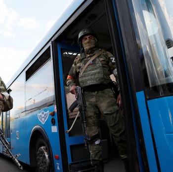 Pasukan Ukraina Menyerah dari Rusia, Begini Penampakannya