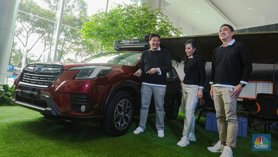 Subaru Forester , Rabu (18/5/2022). (CNBC Indonesia/ Andrean Kristianto)