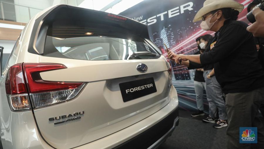 Subaru Forester , Rabu (18/5/2022). (CNBC Indonesia/ Andrean Kristianto)