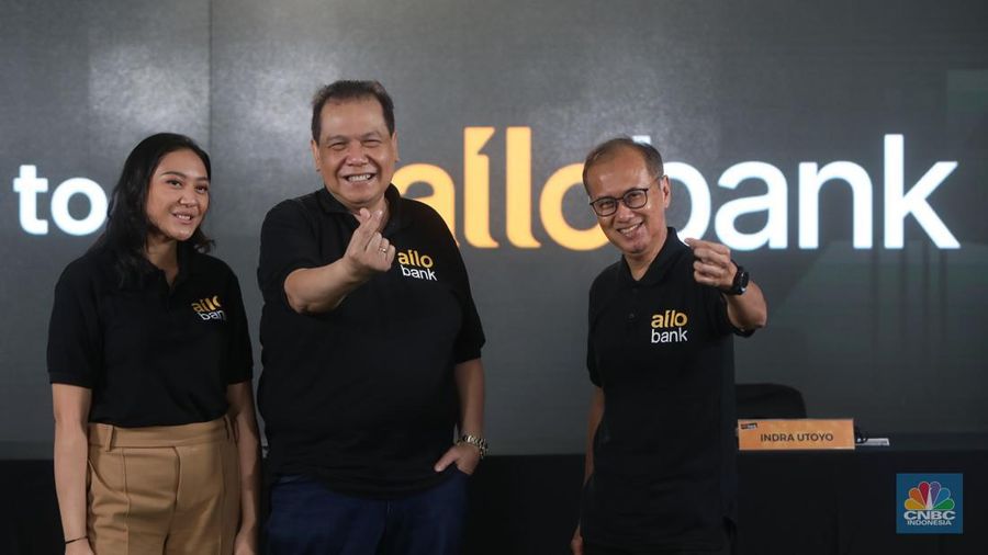 Chairul Tanjung dalam peluncuran Allo Bank di Jakarta, Kamis (19/5/2022). (CNBC Indonesia/Andrean Kristianto)