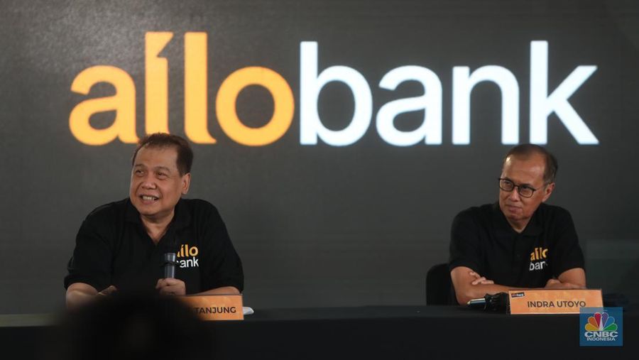Chairul Tanjung dalam peluncuran Allo Bank di Jakarta, Kamis (19/5/2022). (CNBC Indonesia/Andrean Kristianto)