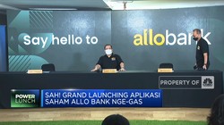 Launching Aplikasi, Saham Allo Bank Nge-Gas