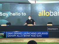 Launching Aplikasi, Saham Allo Bank Nge-Gas