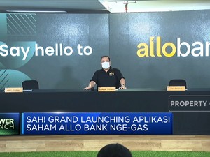 Launching Aplikasi, Saham Allo Bank Nge-Gas
