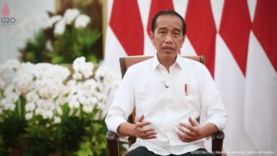 Pernyataan Presiden Joko Widodo tentang Pembukaan Kembali Ekspor Minyak Goreng, 19 Mei 2022. (Tangkapan Layar Youtube Sekretariat Presiden)