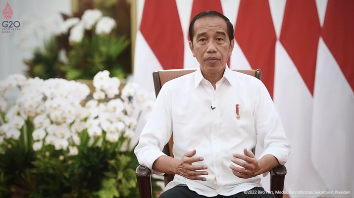 Pernyataan Presiden RI tentang Pembukaan Kembali Ekspor Minyak Goreng, Kamis (19/5/2022). (Tangkapan layar Youtube Sekretariat Presiden RI) Pernyataan Presiden RI tentang Pembukaan Kembali Ekspor Minyak Goreng, Kamis (19/5/2022). (Tangkapan layar Youtube Sekretariat Presiden RI)