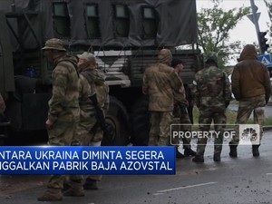 Priiit!! Tentara Ukraina Harus Angkat Kaki dari Azovstal 