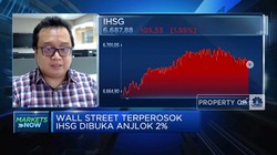 Wall Street Terperosok, IHSG Dibuka Anjlok Hingga 2%