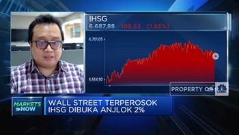 Wall Street Terperosok, IHSG Dibuka Anjlok Hingga 2%