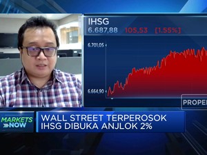 Wall Street Terperosok, IHSG Dibuka Anjlok Hingga 2%
