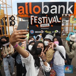 Antusiasme Penonton Allo Fest, Antre Sejak Jam 7 Pagi