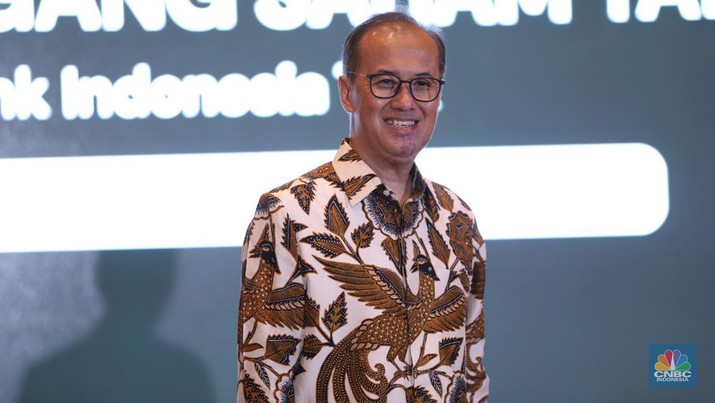 Indra Utoyo Direktur Utama Allo Bank definitif (CNBC Indonesia/Tri Susilo)