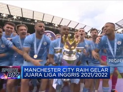 Manchester City Raih Gelar Juara Liga Inggris 2021/2022