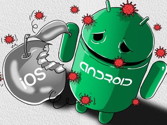 Android vs iPhone iOS, Mana Paling mudah terinfeksi Virus?