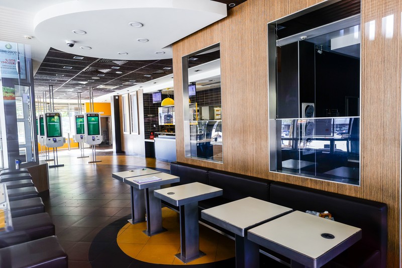 MOSCOW, RUSSIA - MAY 16: A view of McDonald's restaurant serving in the capital Moscow of Russia on May 16 2022. US fast food restaurant chain McDonald's has announced that it will exit the Russian market, where it has been operating for more than 30 years. (Photo by Sefa Karacan/Anadolu Agency via Getty Images)