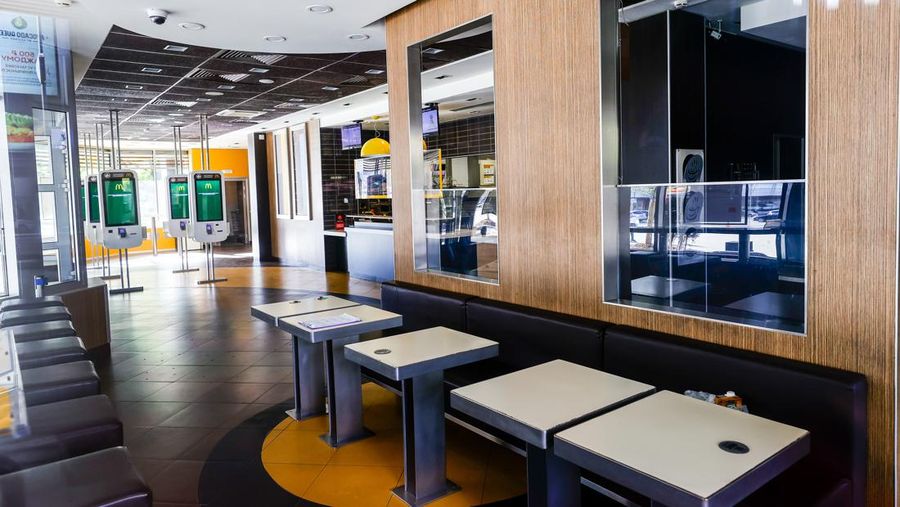 MOSCOW, RUSSIA - MAY 16: A view of McDonald's restaurant serving in the capital Moscow of Russia on May 16 2022. US fast food restaurant chain McDonald's has announced that it will exit the Russian market, where it has been operating for more than 30 years. (Photo by Sefa Karacan/Anadolu Agency via Getty Images)
