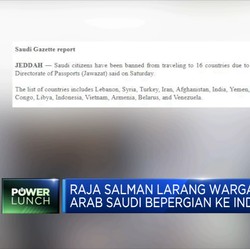 Raja Salman Larang Warganya Plesir ke Indonesia