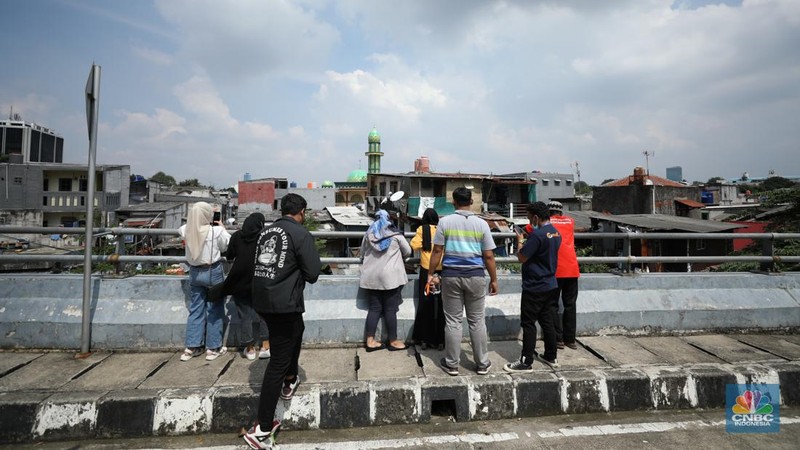Warung kerek di Kampung Kebalen VII, Mampang Prapatan, Jakarta, Senin (23/5/2022). (CNBC Indonesia/ Tri Susilo)