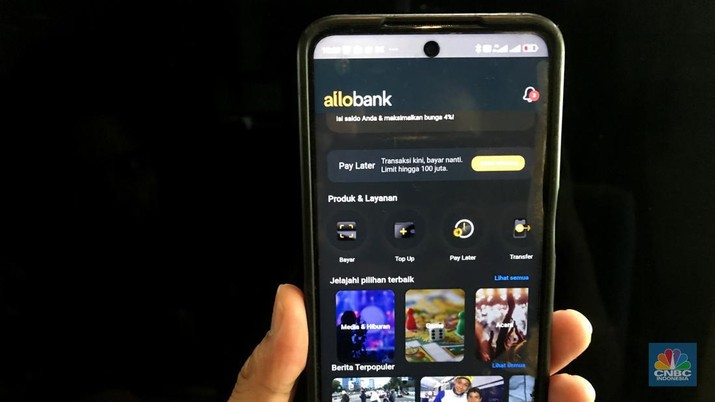 allobank (CNBC Indonesia/ Andrean Kristianto)