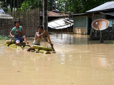 6 Juta Orang Terperangkap Banjir India dan Bangladesh