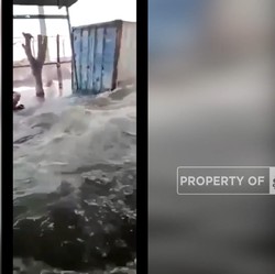 Penampakan Tanggul Rob Jebol di Semarang