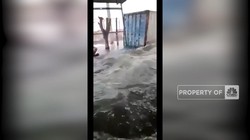 Penampakan Tanggul Rob Jebol di Semarang
