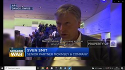 Peserta WEF Dukung Presiden Ukraina