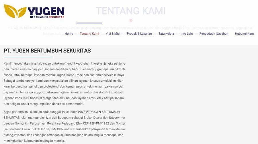 Yugen Bertumbuh Sekuritas