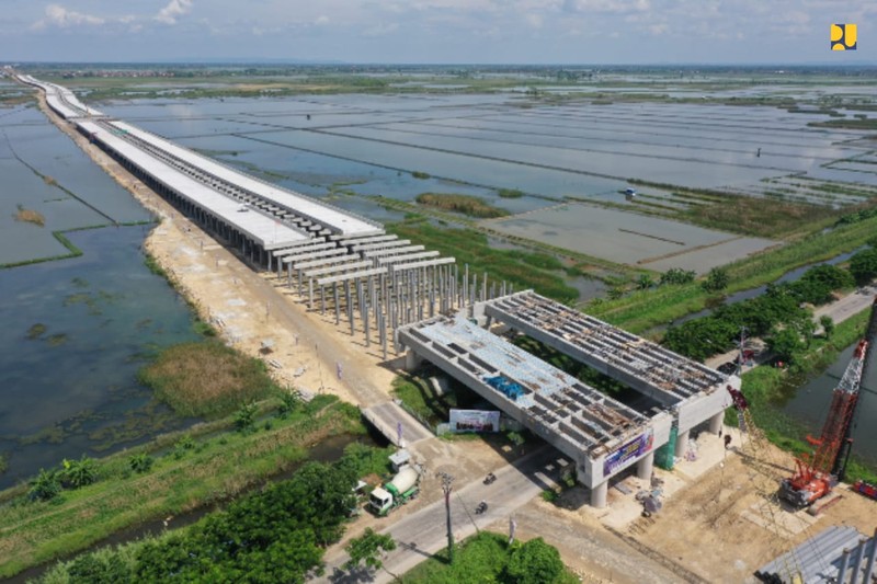Pembangunan Tol Ruas Tol Cibitung - Cilincing Pembangunan Tol Ruas Tol Cibitung - Cilincing (Dok. Kementerian PUPR)