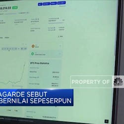 Presiden ECB Sebut Kripto Tak Berharga