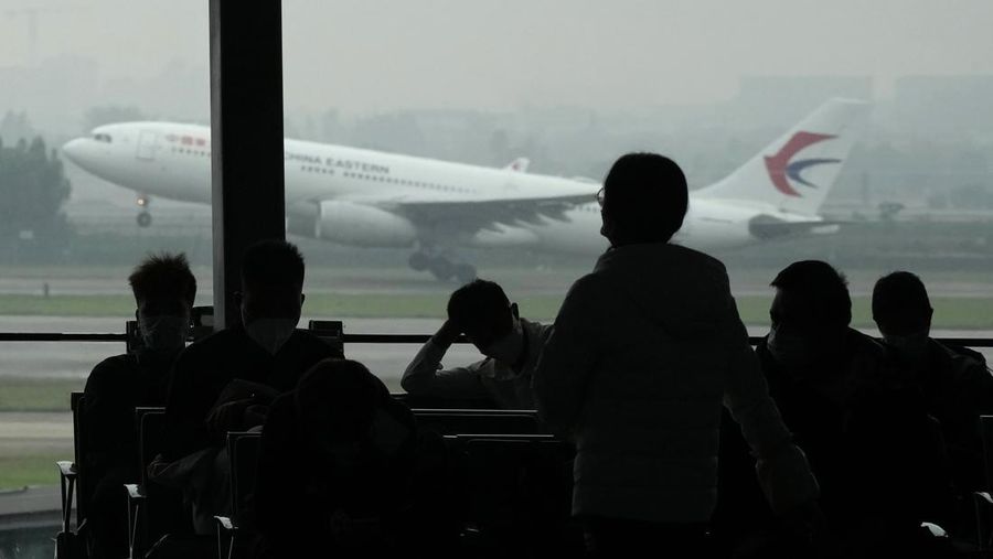 China Eastern flight. (AP Photo/Ng Han Guan)