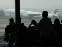 China Eastern flight. (AP Photo/Ng Han Guan)