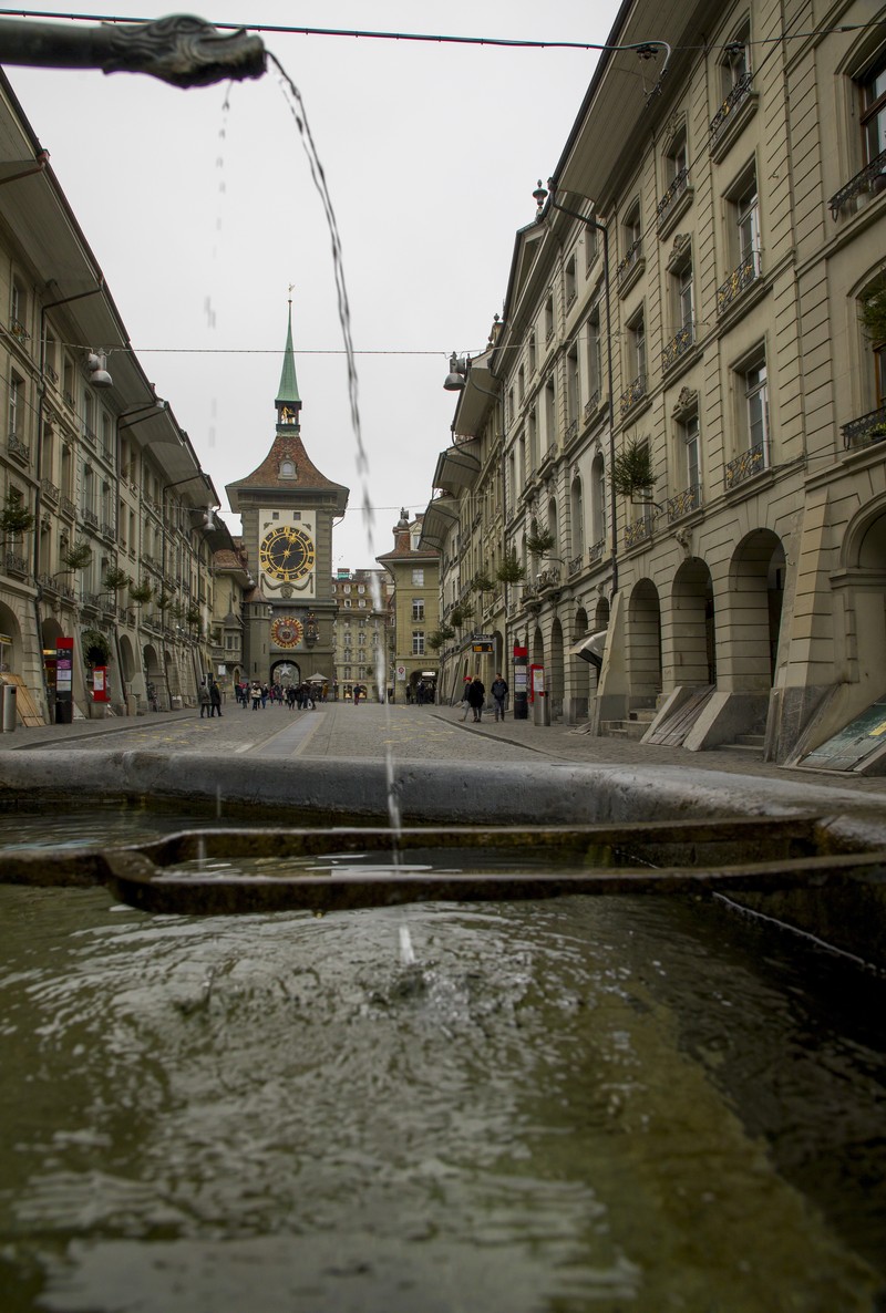 BERN, SWITZERLAND - JANUARY 01 : Panoramic view of  The old town the medieval city center of Bern and the Aare River on January 01, 2019 in Bern, Switzerland. The old town is the medieval city center of Bern. Bern is the capital city of Switzerland, is built around the Aare River.  Its origins back to the 12th century, with medieval architecture preserved in the Old Town. It is a UNESCO Cultural World Heritage Site since 1983 due to the compact and generally intact medieval core. (Photo by Athanasios Gioumpasis/Getty Images)