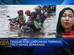 Banjir Rob Lumpuhkan Terminal Peti Kemas Semarang