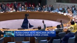 Rusia-China Veto Rencana DK PBB Tambah Sanksi Korea Utara