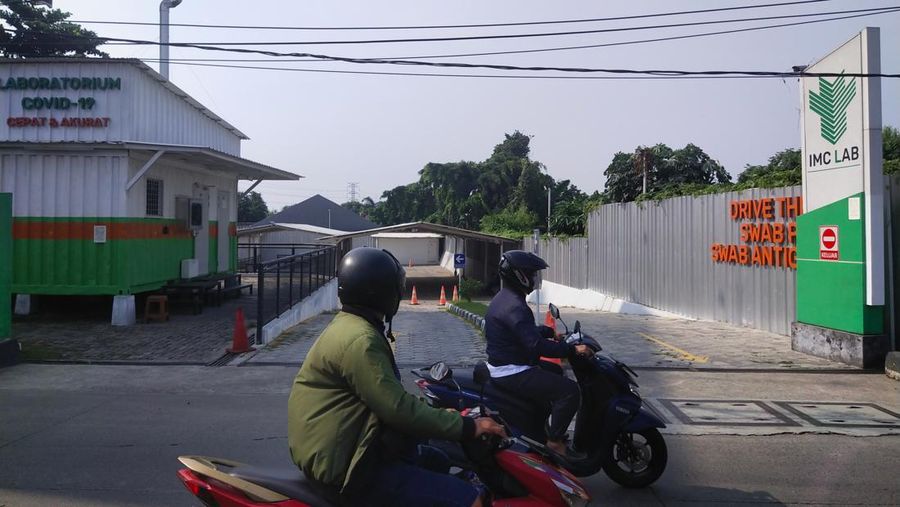 Penampakan Sepi Tes Covid-19 di Jakarta. (CNBC Indonesia/Tri Susilo)